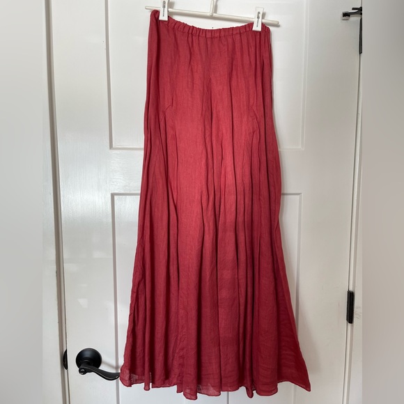 CP Shades Skirts Cp Shades Lily Skirt In Cotton Linen Poshmark